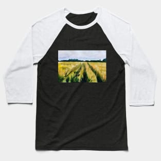 Fields of wheat in watercolours Baseball T-Shirt